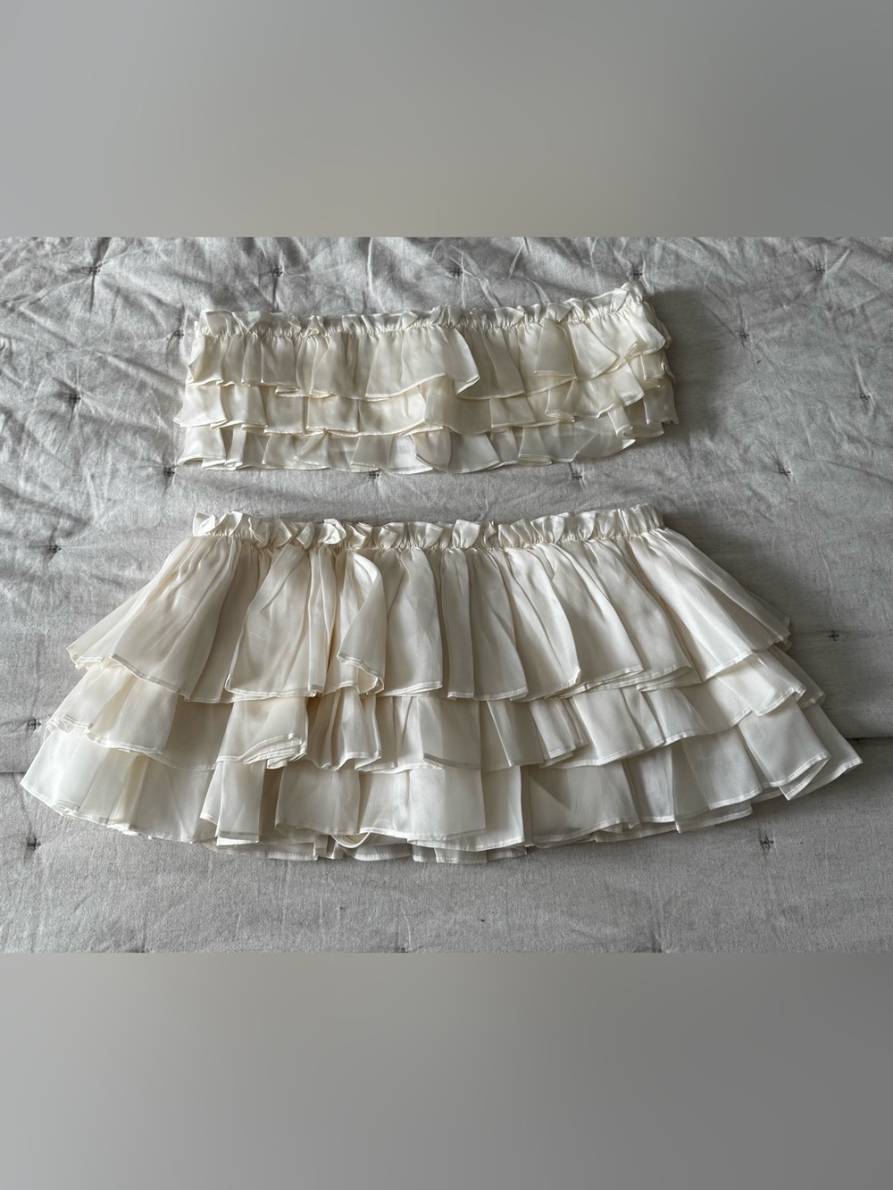 Selkie The Dauphine Set Vanilla NWT | 2X Top / 1X Knickers